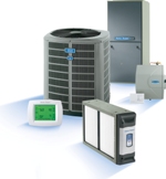 American Standard Heating & Air Conditioning, thermostat, humidifier, AccuClean air filtration